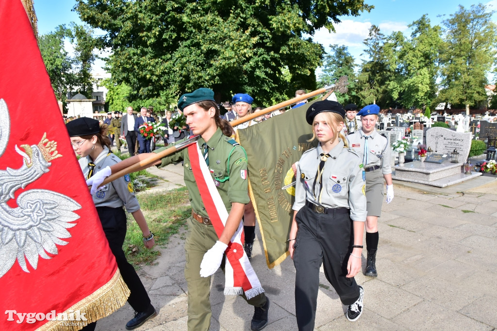 Uroczystości przy grobie majora Teodora Spychalskiego