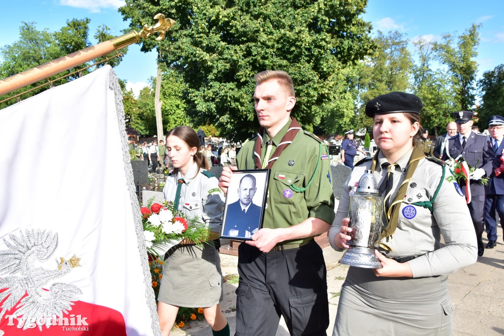 Uroczystości przy grobie majora Teodora Spychalskiego