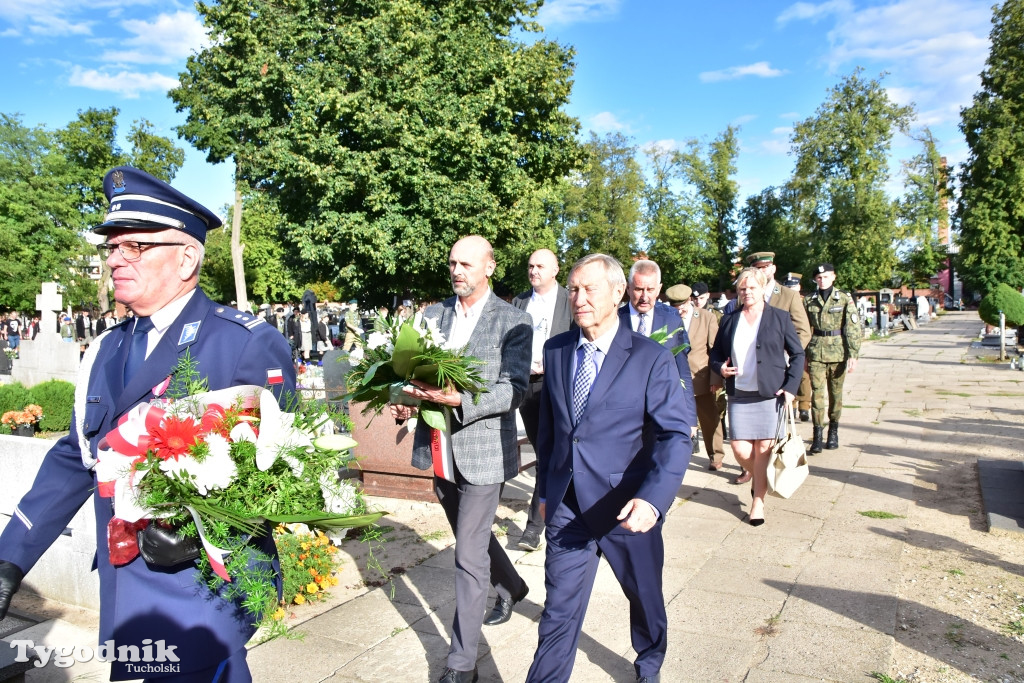 Uroczystości przy grobie majora Teodora Spychalskiego