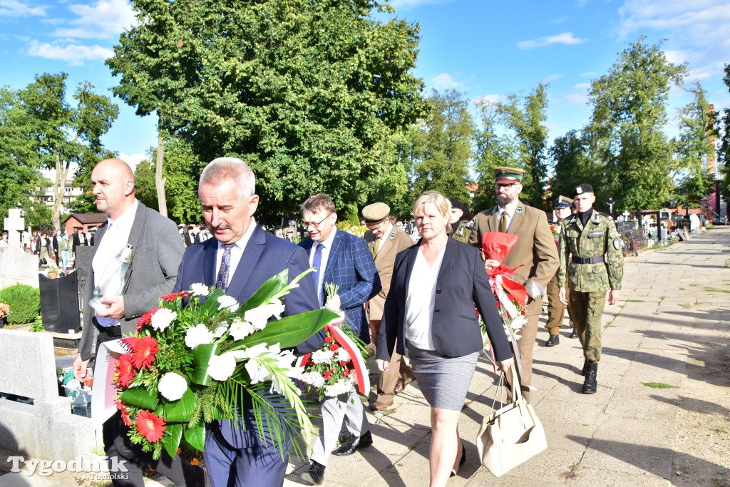 Uroczystości przy grobie majora Teodora Spychalskiego