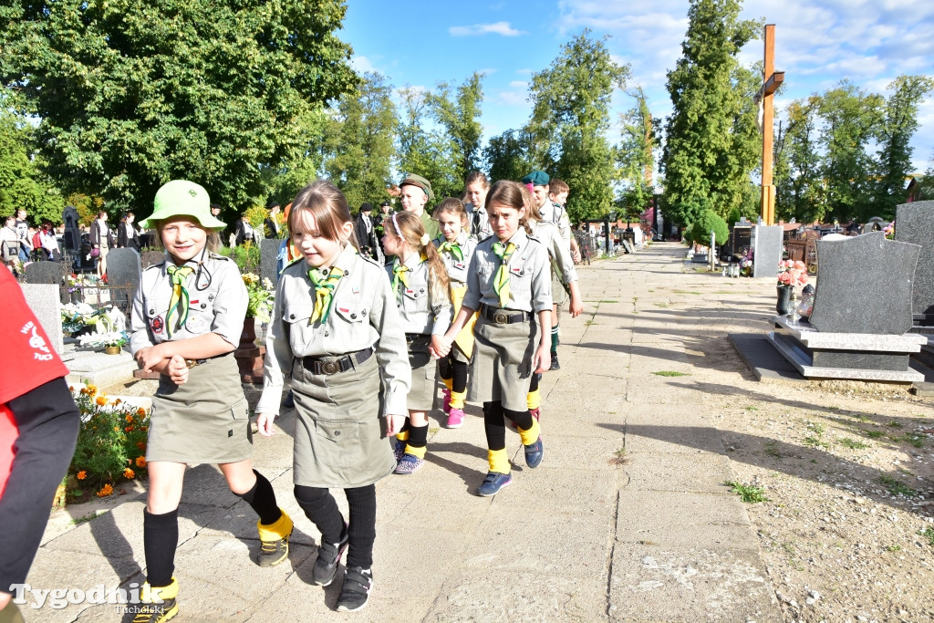 Uroczystości przy grobie majora Teodora Spychalskiego