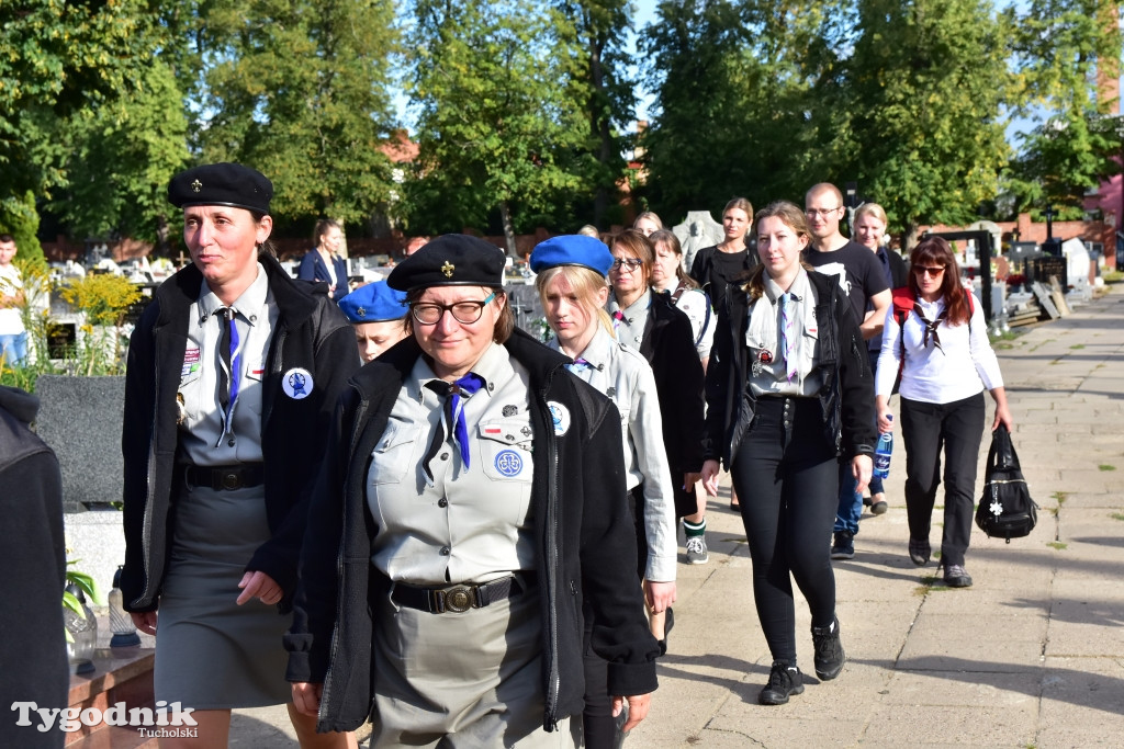 Uroczystości przy grobie majora Teodora Spychalskiego