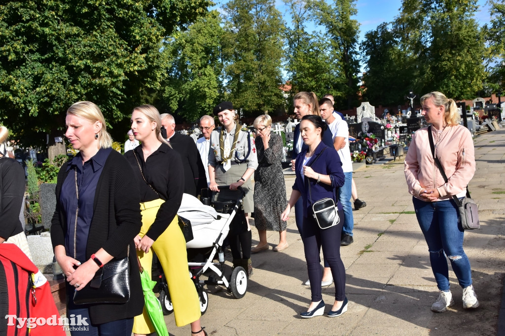 Uroczystości przy grobie majora Teodora Spychalskiego