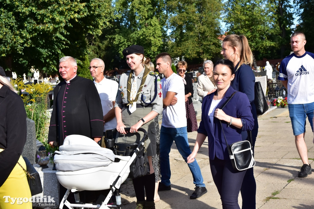 Uroczystości przy grobie majora Teodora Spychalskiego