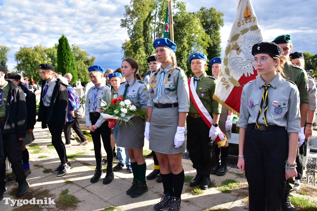 Uroczystości przy grobie majora Teodora Spychalskiego