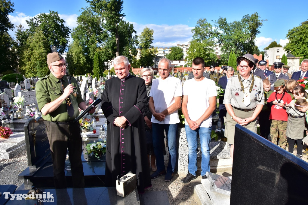 Uroczystości przy grobie majora Teodora Spychalskiego