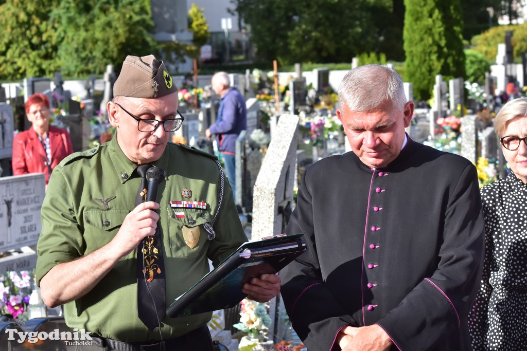 Uroczystości przy grobie majora Teodora Spychalskiego