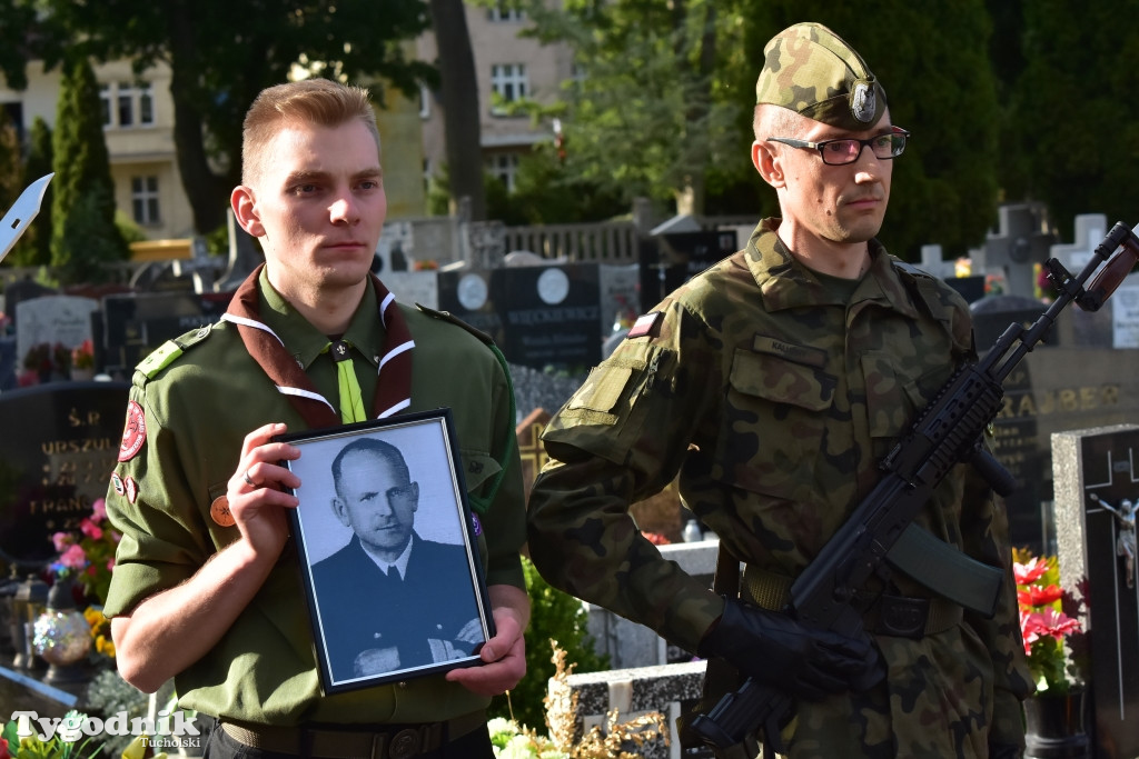 Uroczystości przy grobie majora Teodora Spychalskiego