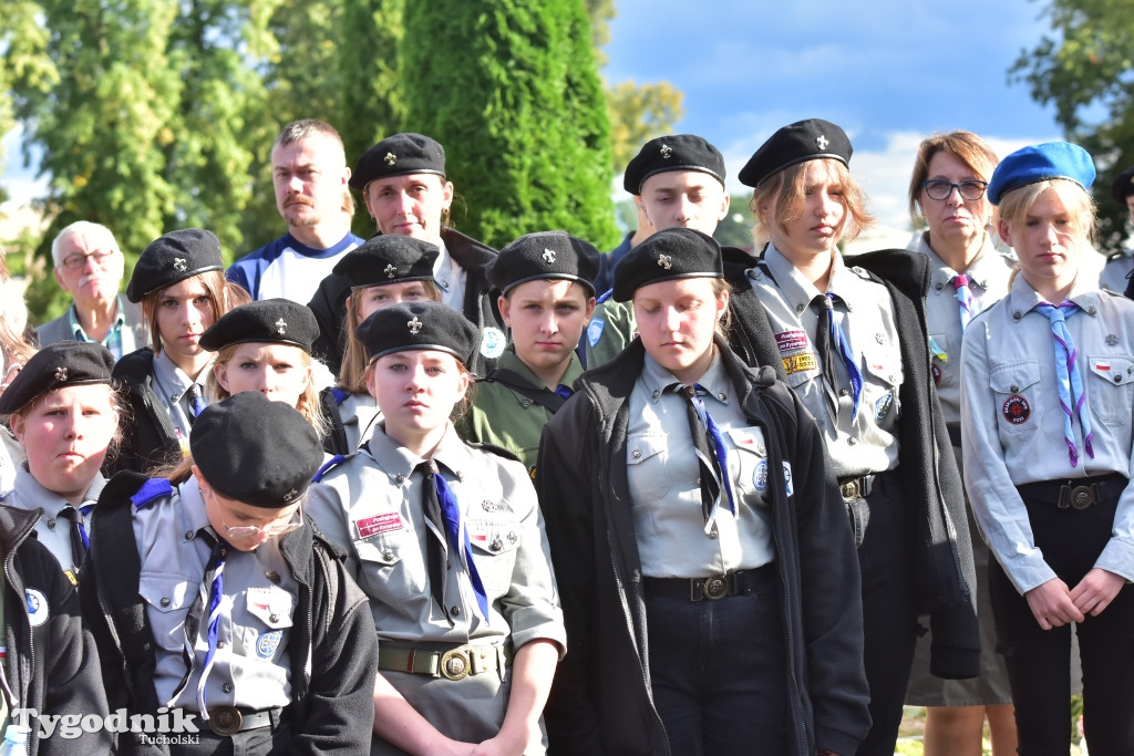 Uroczystości przy grobie majora Teodora Spychalskiego