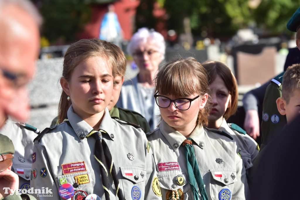 Uroczystości przy grobie majora Teodora Spychalskiego