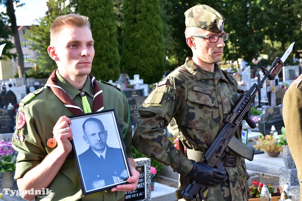 Uroczystości przy grobie majora Teodora Spychalskiego