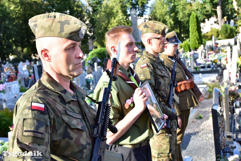 Uroczystości przy grobie majora Teodora Spychalskiego