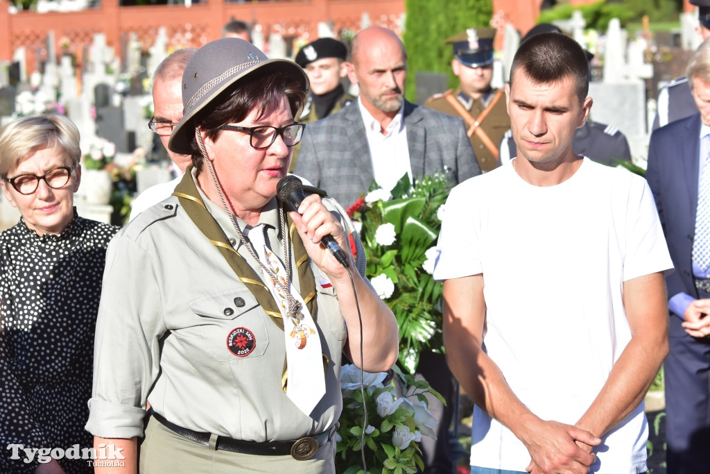 Uroczystości przy grobie majora Teodora Spychalskiego