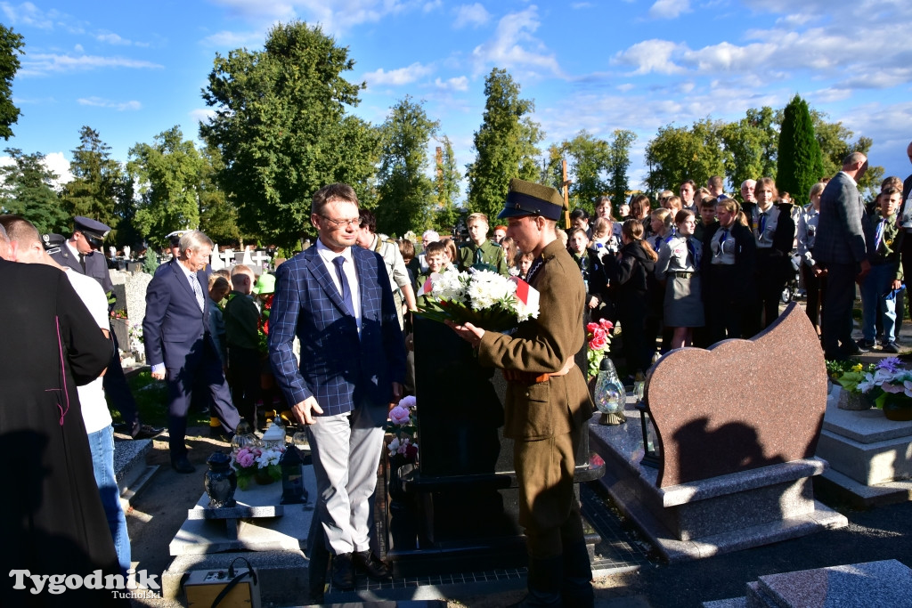 Uroczystości przy grobie majora Teodora Spychalskiego