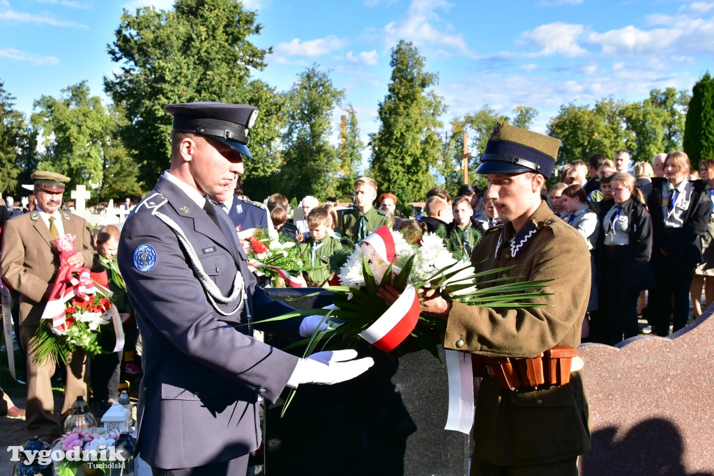 Uroczystości przy grobie majora Teodora Spychalskiego