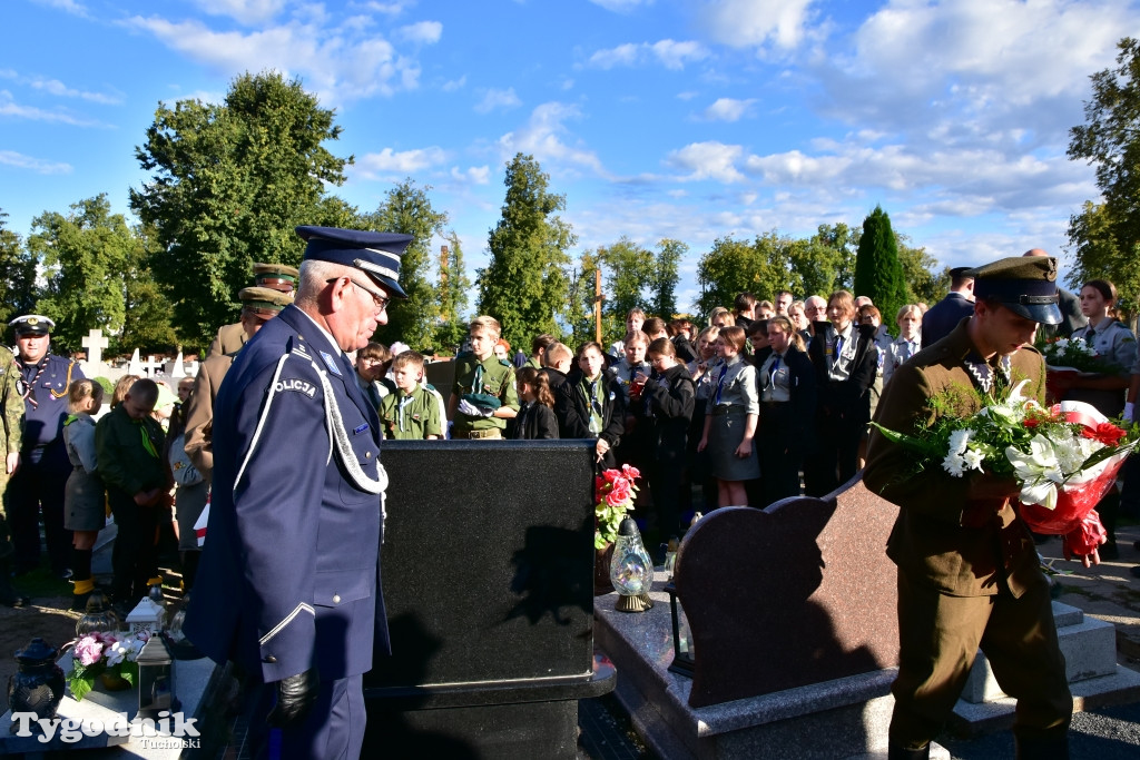 Uroczystości przy grobie majora Teodora Spychalskiego