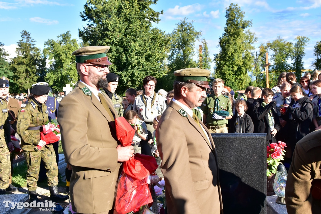 Uroczystości przy grobie majora Teodora Spychalskiego