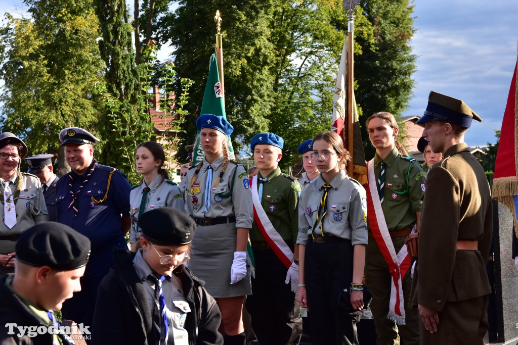 Uroczystości przy grobie majora Teodora Spychalskiego