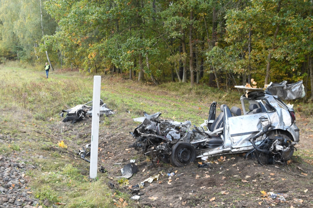 Wypadek na przejeździe kolejowym (6.10.22)