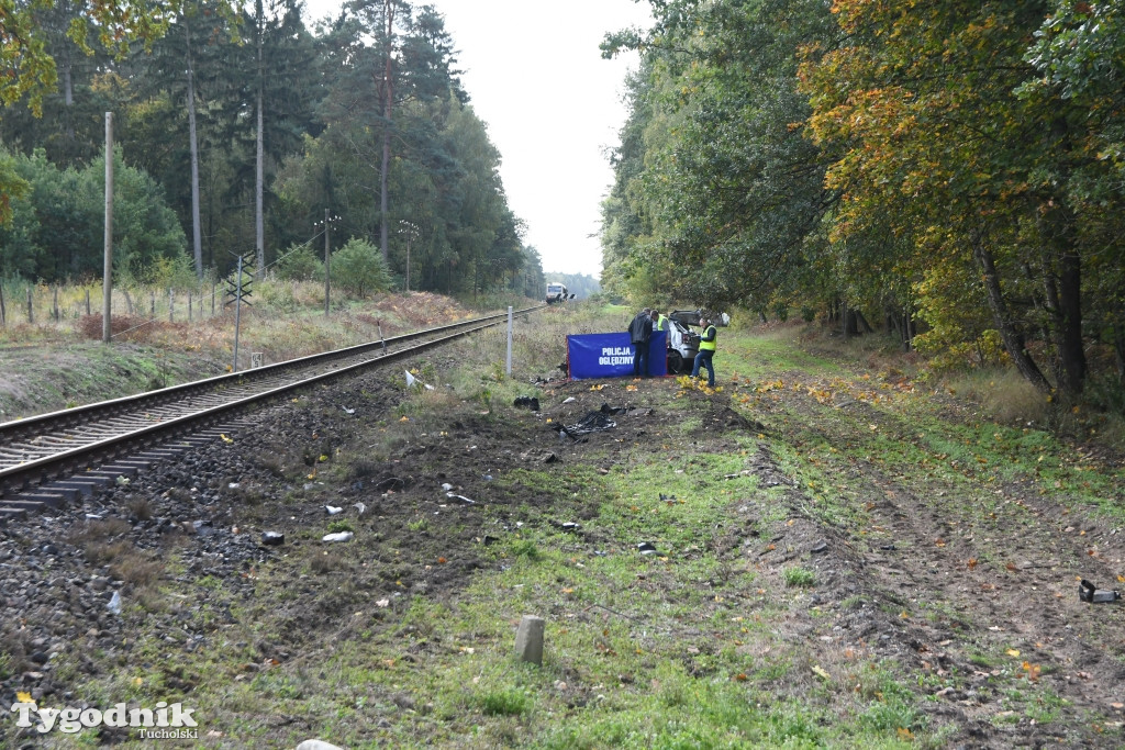 Wypadek na przejeździe kolejowym (6.10.22)