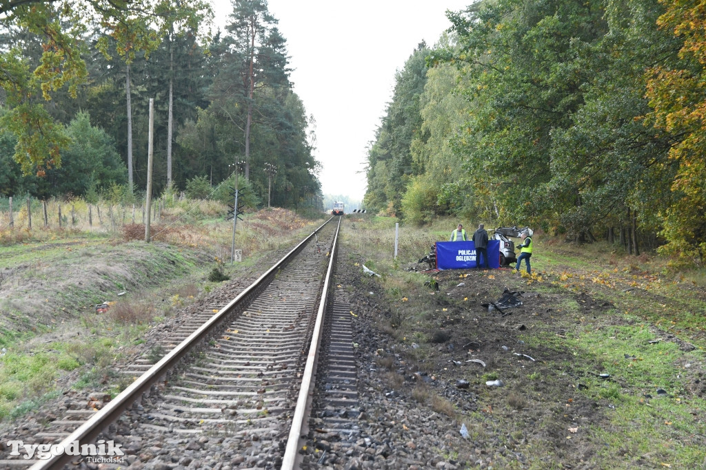 Wypadek na przejeździe kolejowym (6.10.22)