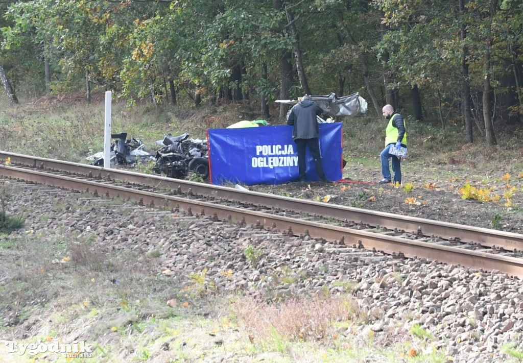 Wypadek na przejeździe kolejowym (6.10.22)