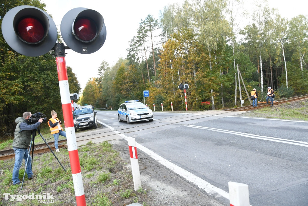 Wypadek na przejeździe kolejowym (6.10.22)