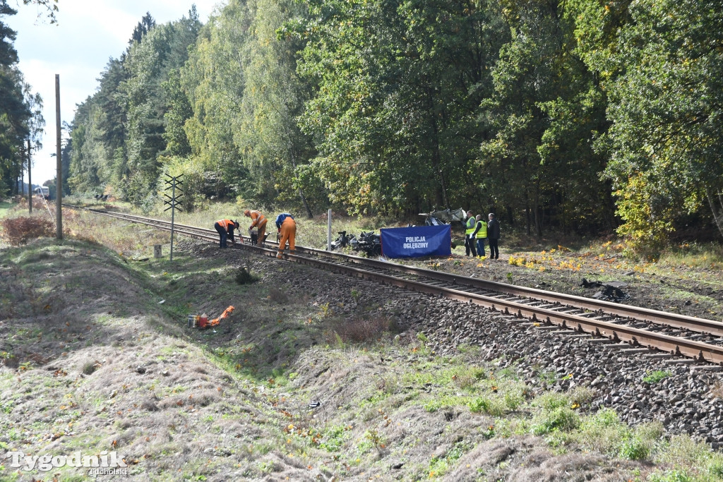 Wypadek na przejeździe kolejowym (6.10.22)