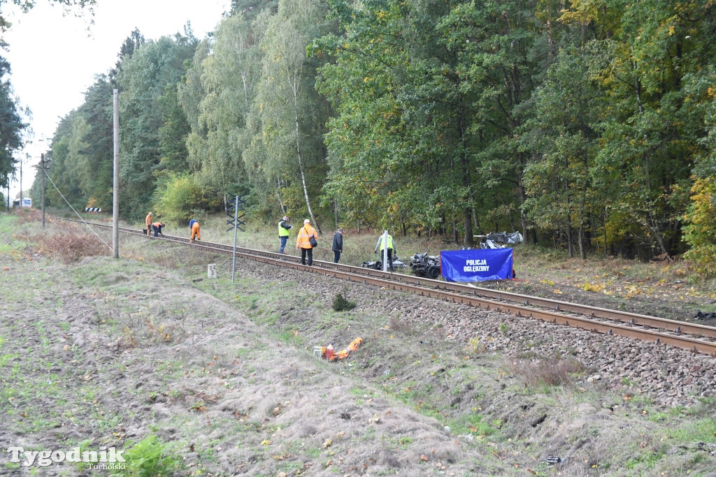 Wypadek na przejeździe kolejowym (6.10.22)