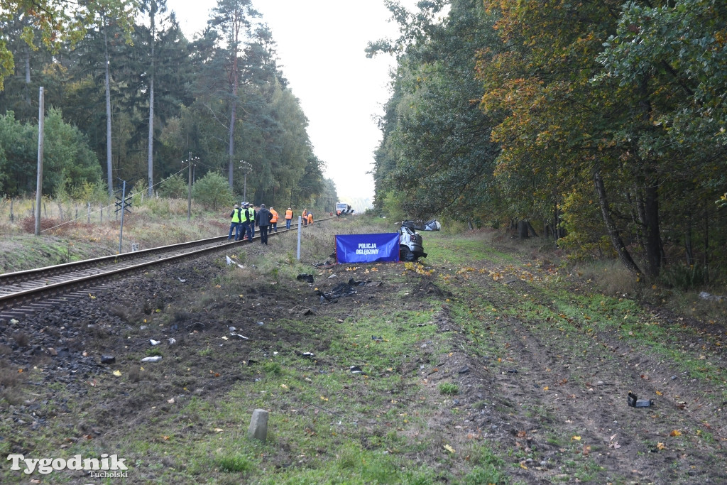 Wypadek na przejeździe kolejowym (6.10.22)