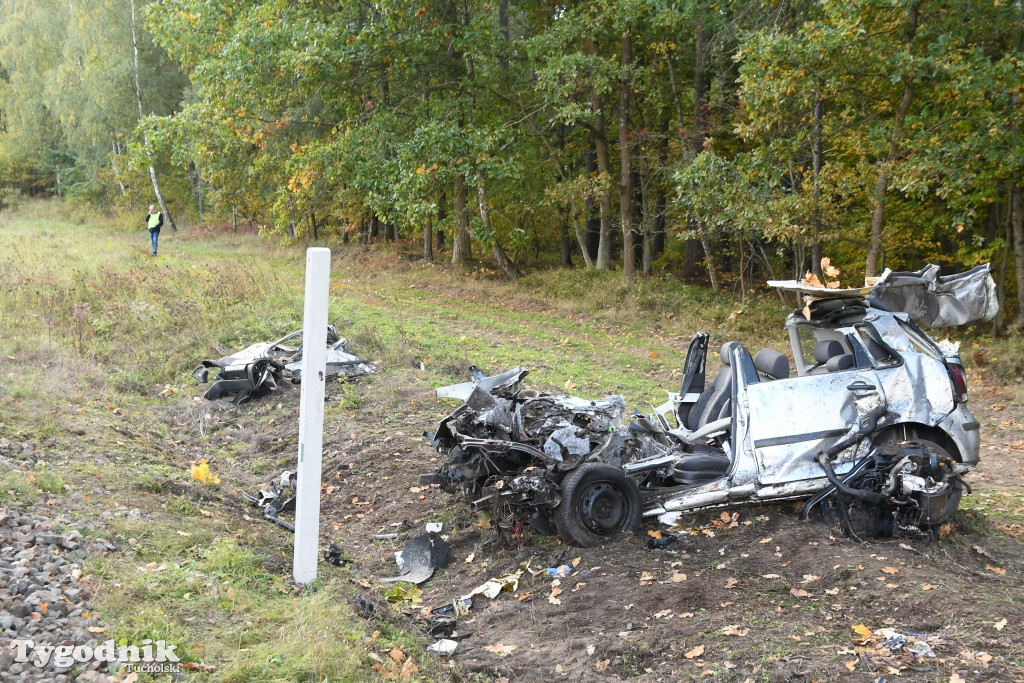 Wypadek na przejeździe kolejowym (6.10.22)