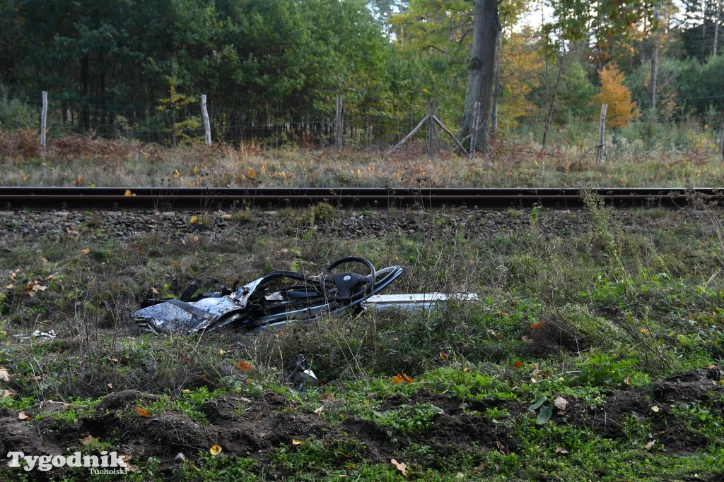 Wypadek na przejeździe kolejowym (6.10.22)