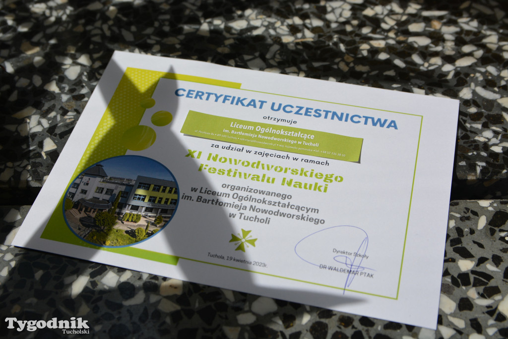Tuchola: XI Festiwal Nauki w tucholskim LO