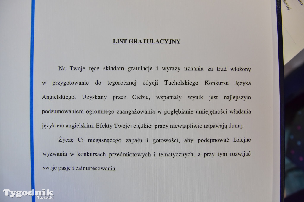XIV Tucholski Konkurs Języka Angielskiego