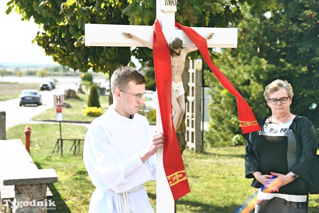 Ulica ks. Henryka Krolla w Żalnie. 17 lat temu zabito go podczas włamania