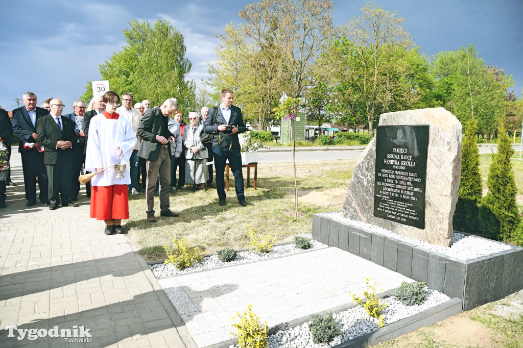 Ulica ks. Henryka Krolla w Żalnie. 17 lat temu zabito go podczas włamania