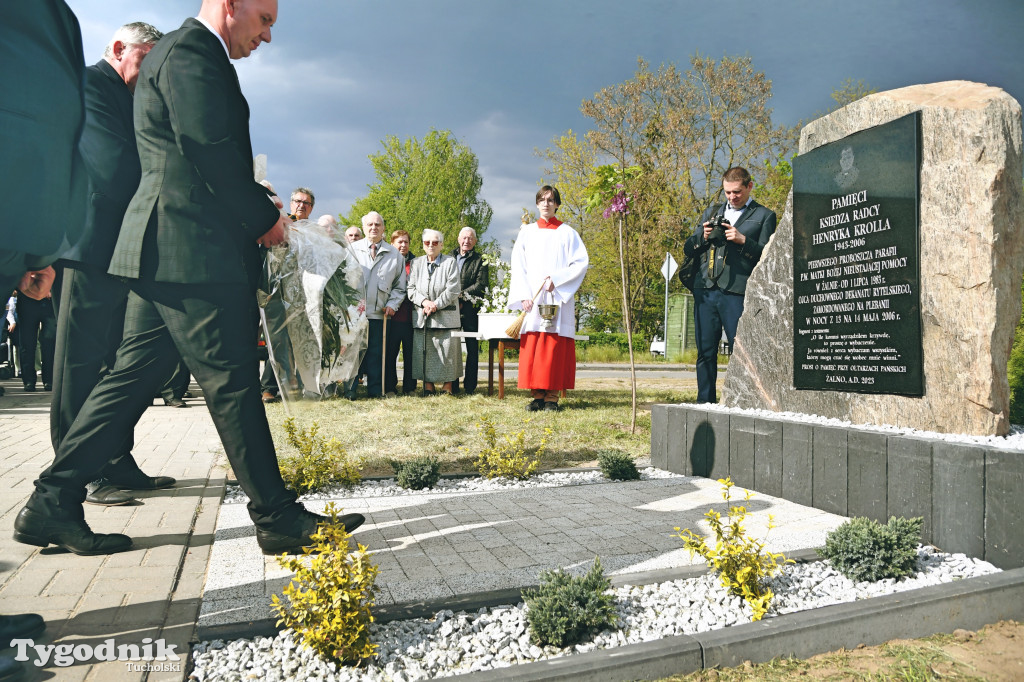 Ulica ks. Henryka Krolla w Żalnie. 17 lat temu zabito go podczas włamania