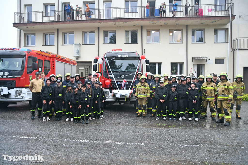 Cekcyn: Powitanie nowego wozu OSP - 5 sierpnia