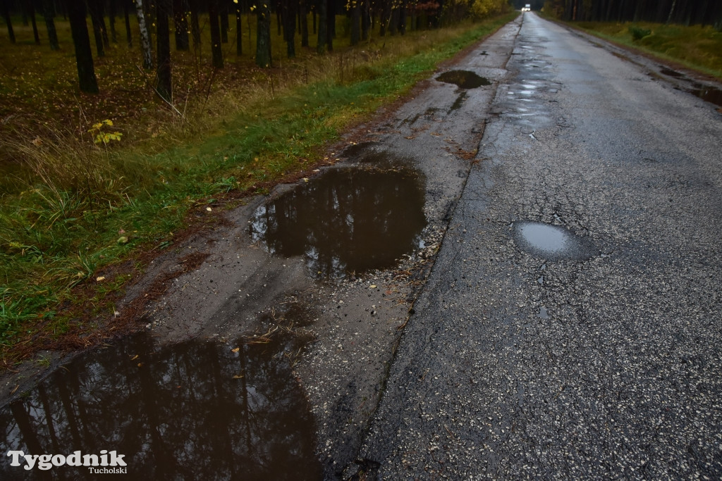 Tak wygląda fatalna droga w stronę Brzeźna