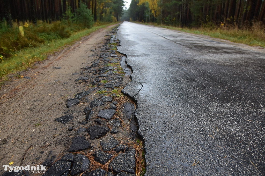 Tak wygląda fatalna droga w stronę Brzeźna