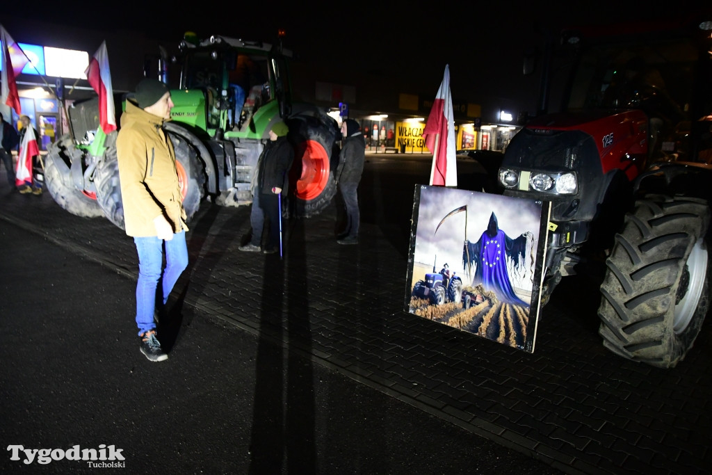 Rolnicy z powiatu tucholskiego na protest do Bydgoszczy