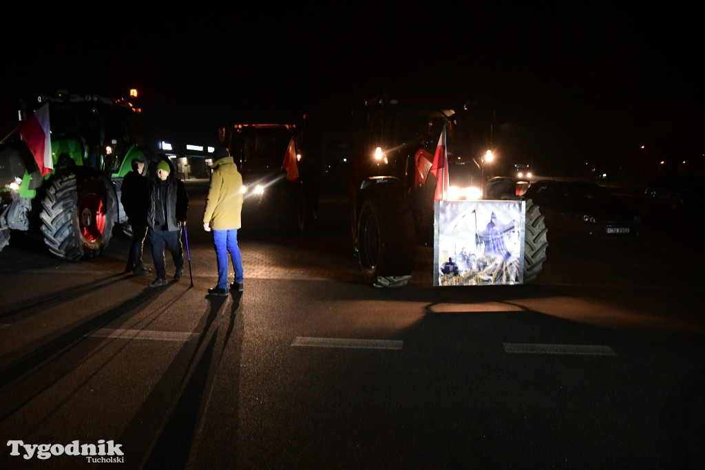 Rolnicy z powiatu tucholskiego na protest do Bydgoszczy