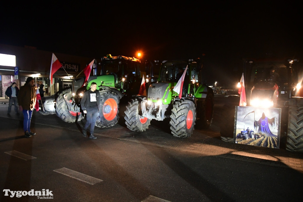 Rolnicy z powiatu tucholskiego na protest do Bydgoszczy