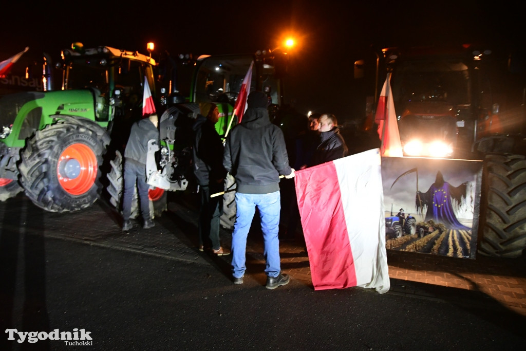 Rolnicy z powiatu tucholskiego na protest do Bydgoszczy