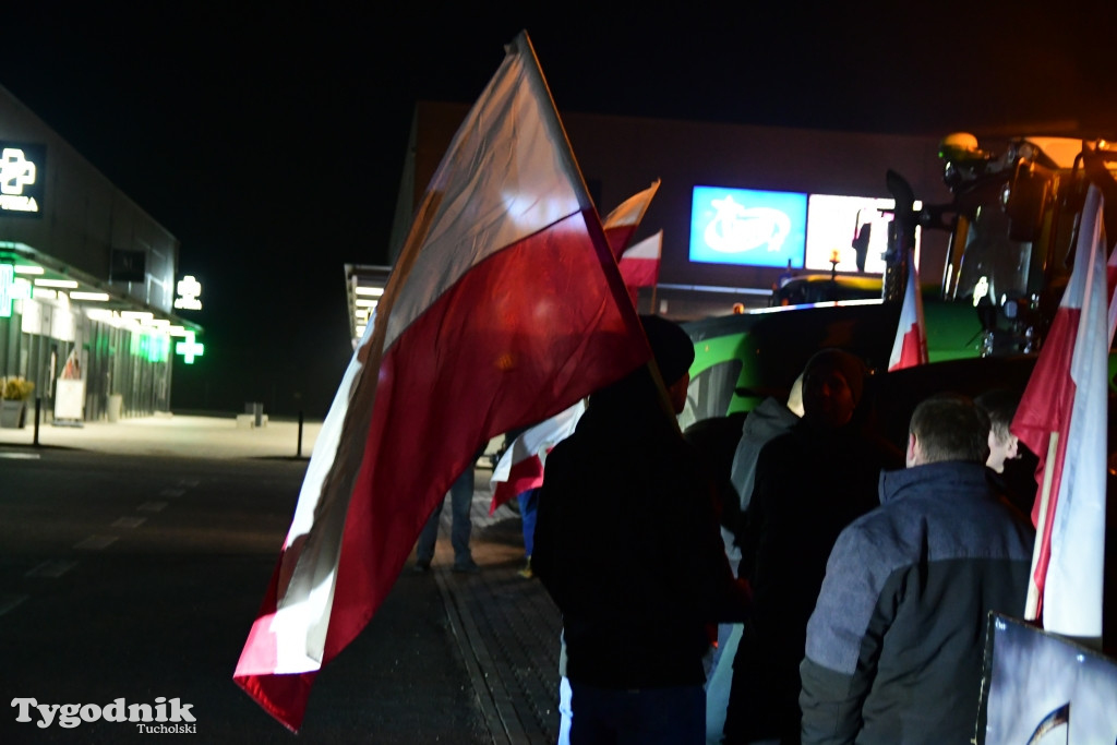 Rolnicy z powiatu tucholskiego na protest do Bydgoszczy