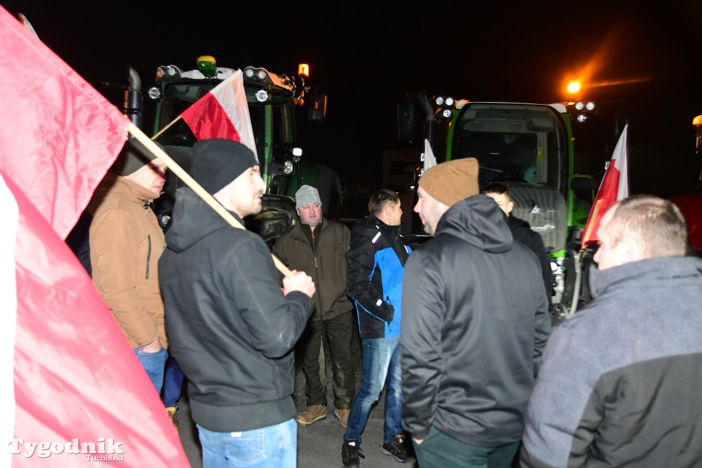 Rolnicy z powiatu tucholskiego na protest do Bydgoszczy