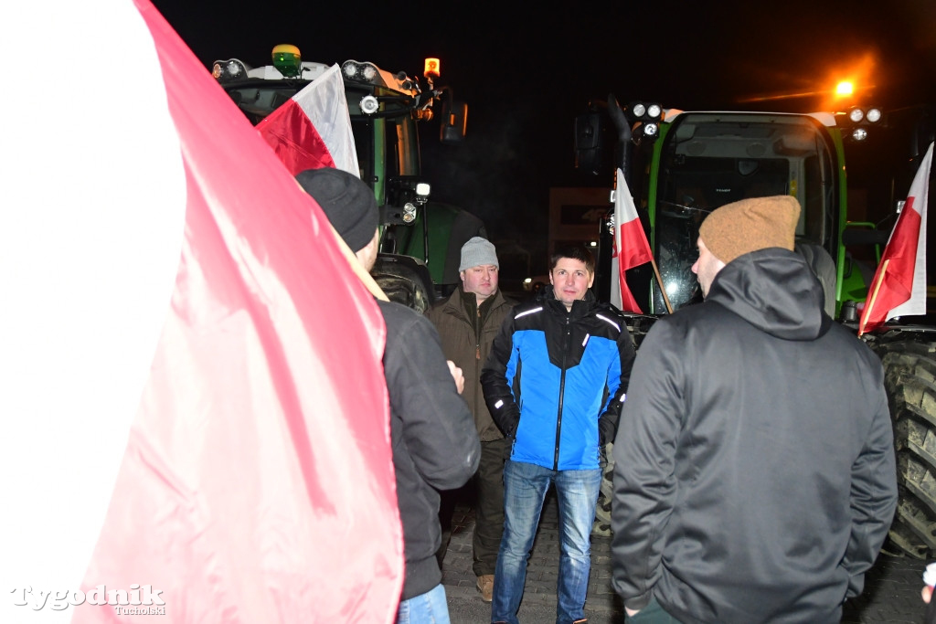 Rolnicy z powiatu tucholskiego na protest do Bydgoszczy