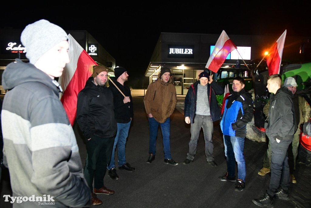 Rolnicy z powiatu tucholskiego na protest do Bydgoszczy