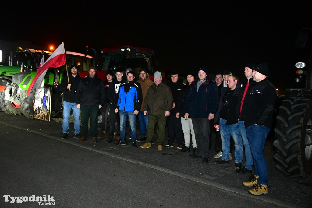 Rolnicy z powiatu tucholskiego na protest do Bydgoszczy