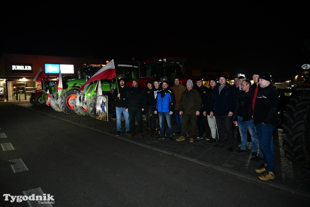 Rolnicy z powiatu tucholskiego na protest do Bydgoszczy